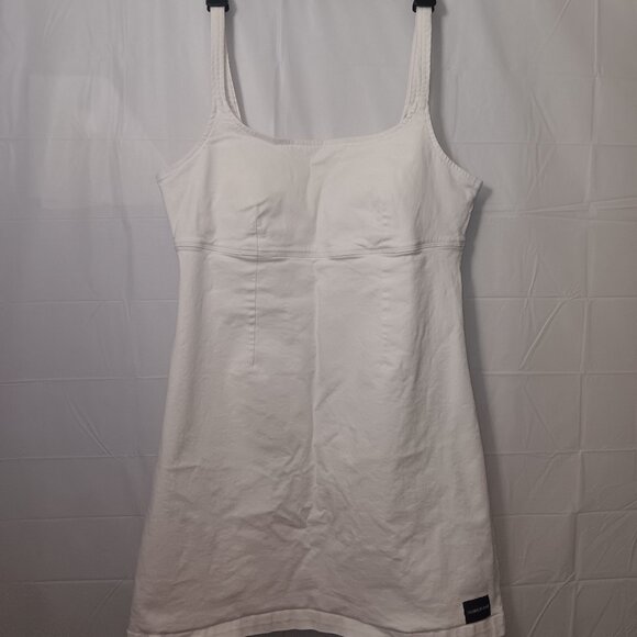 Calvin Klein Jeans Dresses & Skirts - CALVIN KLEIN JEANS STRAPPY SIDE-ZIPPER DENIM DRESS